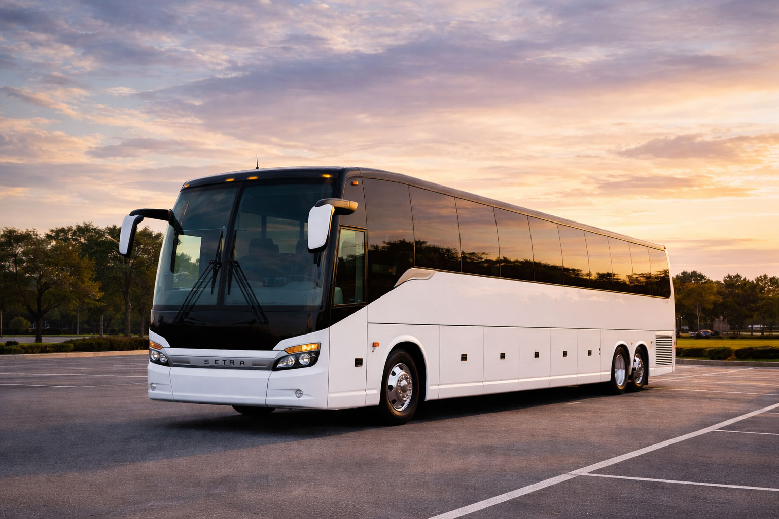 Charlotte coach bus exterior